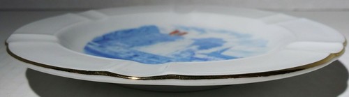 Vintage Winterling Bavaria Kaiserslautern Germany Souvenir Ashtray Blue & White - Picture 3 of 10