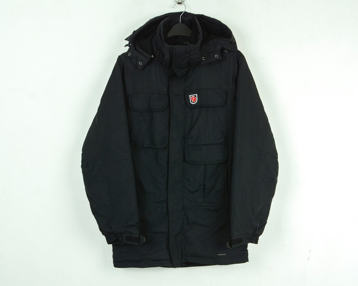 FJALLRAVEN Kodiak Hydratic Mens XS insulated Winter Jacket Hooded Parka Coat