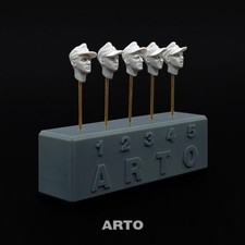 Arto Production 135 Wwii German M43 Feldmutze Heads 5pcs Arto Production 135 Wwii German M43 Feldmutze Heads 5pcs