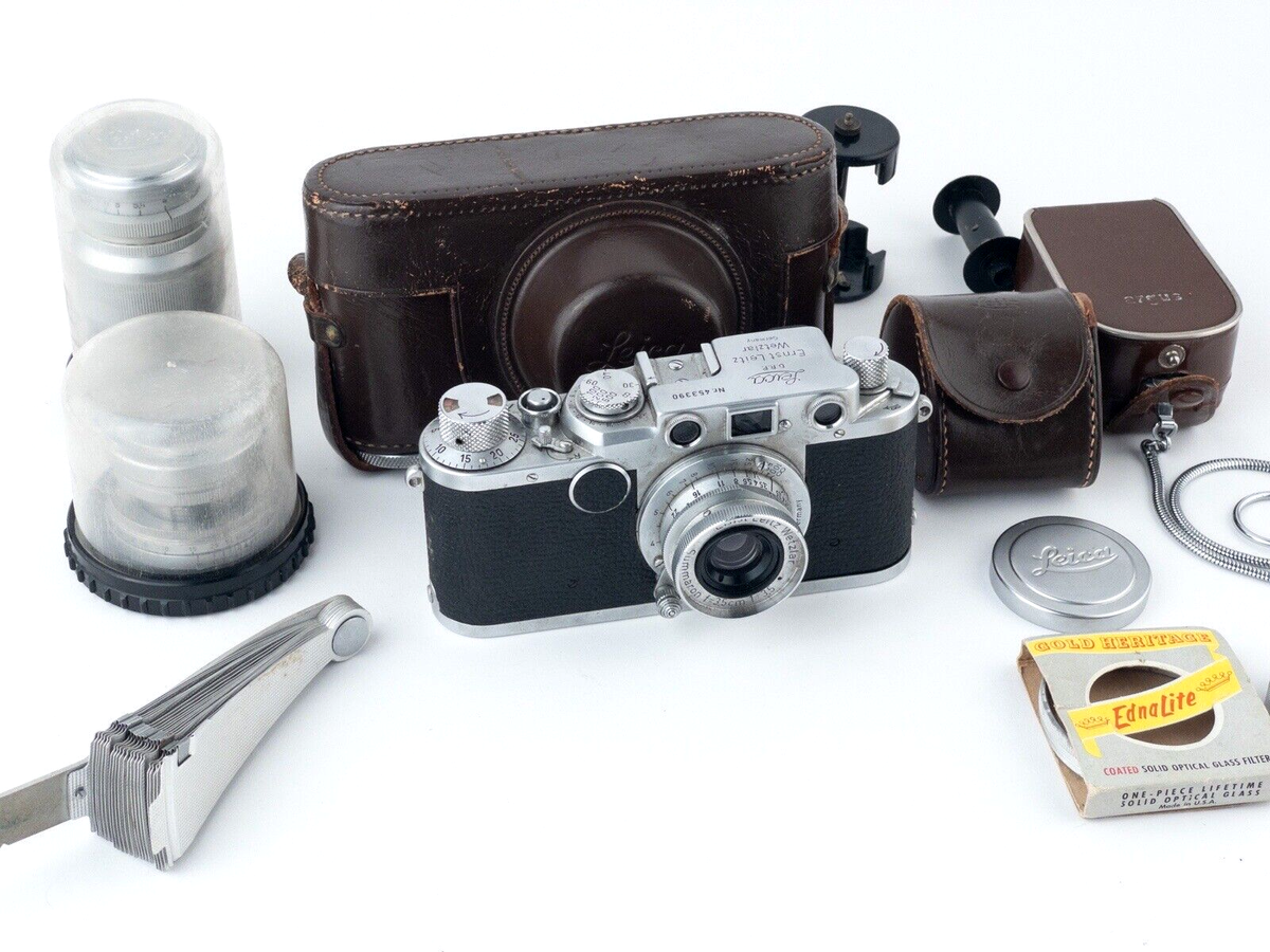 Vintage Leica DRP Ernst Leitz Wetzlar Film Camera 35mm Vintage Leica DRP Ernst Leitz Wetzlar Film Camera 35mm