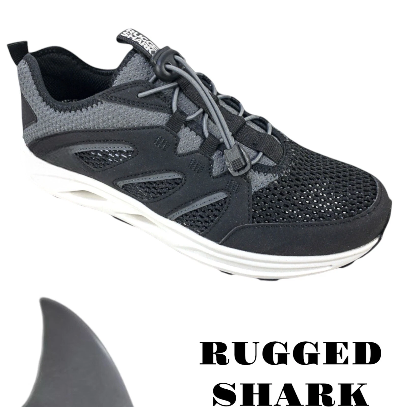 Rugged Shark Men's RS Watercrest Athletic Sneakers Shoes Size 10 Brown NWT