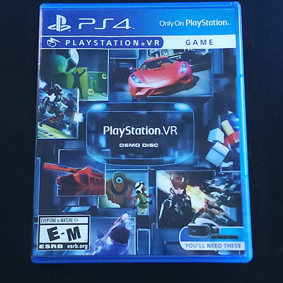 PlayStation VR Demo Disc for PS4, CIB with Original Insert, Minimal Wear