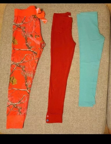Girls Legging Lot Of 6 Size 10/12 And 16 - Picture 5 of 5