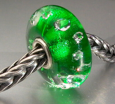 Trollbeads * Diamanten Bead Smaragdgrün * The Diamond Bead, Emerald Green * 06