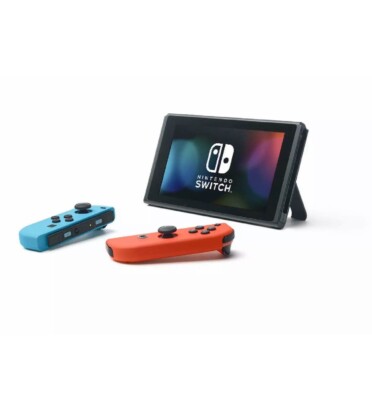 NEW MODEL 2020 Nintendo Switch V2 32GB Console W Neon Red/Blue