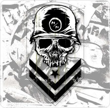 Metal Mulisha Decal Pair 18 Sticker Truck Trailer Moto Car Window Wall Art