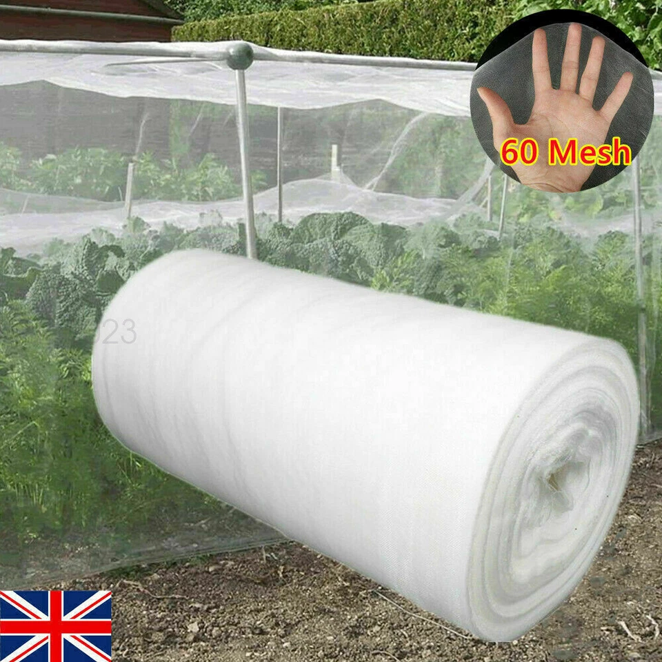 15M INSECT SCREEN NETTING NETS Fine Woven Mesh Anti Fly-Bug Butterfly Garden Net - Image 2 of 4