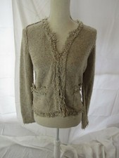 Joie Fringe Trim Jacket Blazer - Size M