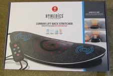 Homedics Lumbar Lift Back Stretcher, Vibration Massager With Soothing Heat,  NEW