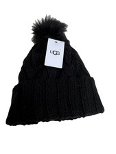 Limited Time UGG Cable Knit Beanies One Size Fits Most New Color Black NWT