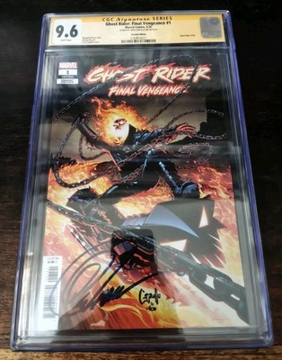 GHOST RIDER FINAL VENGEANCE #1 Greg Capullo variant CGC SS 9.6 Key issue    
