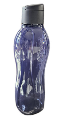 Tupperware EcoEasy 1l Trinkflasche Trinkverschluss dunkelblau