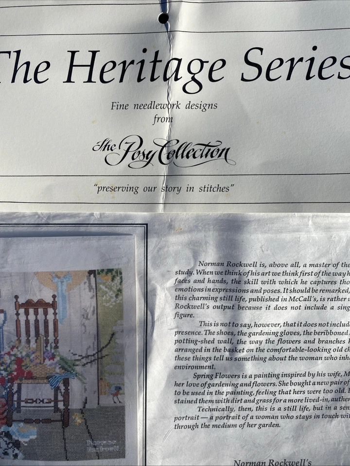 Весенние цветы вышивка крестиком серия Heritage набор для вышивания игл рукоделие подсчет - Изображение 2 из 4