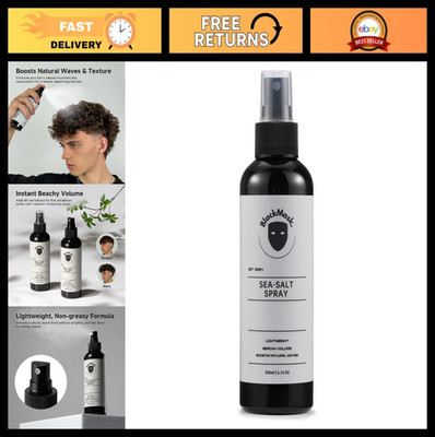 Sea Salt Spray for Men   Beach Wave Hair Texture, Natural Matte Finish, Volume &