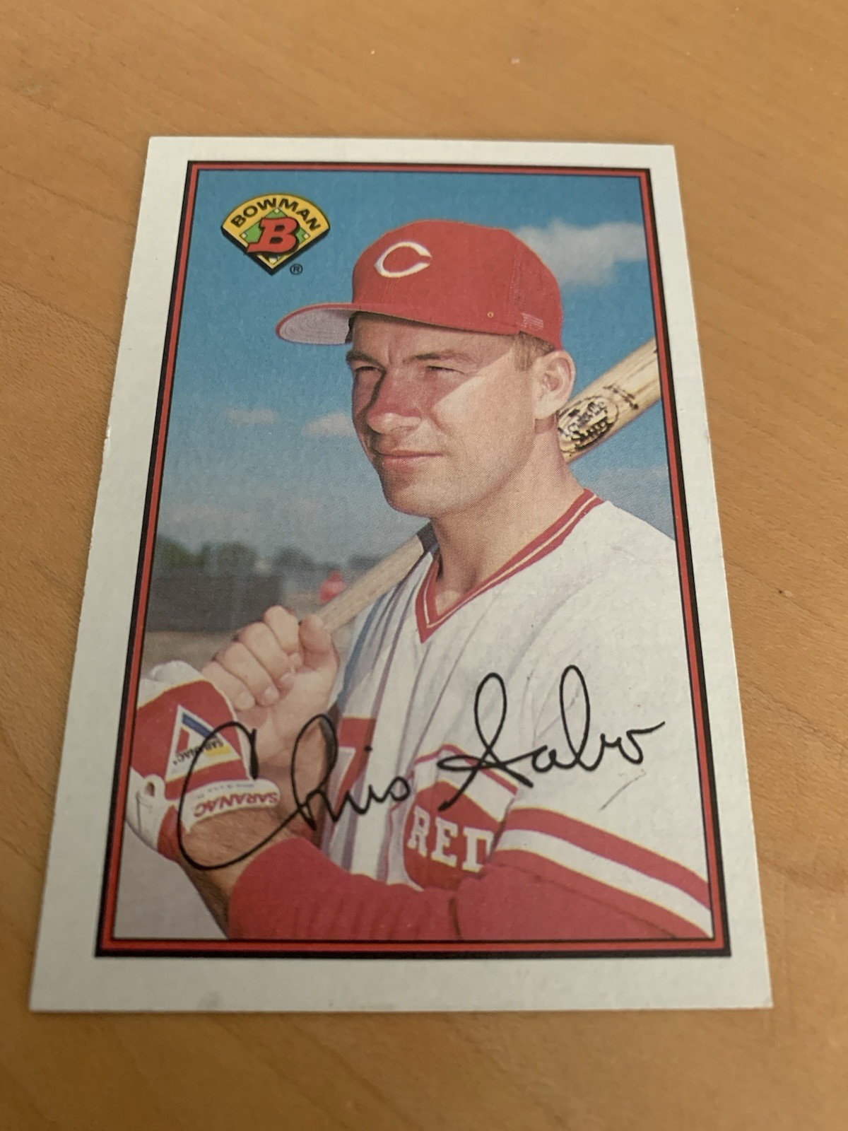 Chris Sabo Rookie RC "Spuds" 1989 Bowman #309 Baseball Card