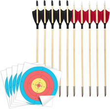 5.9"/7.2"/18.7" Compound Bow and Arrow Set, Mini Archery Bow Set with Arrows, Le