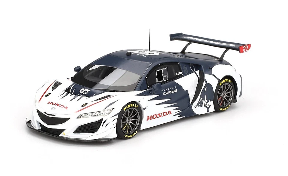 TSM Model 1:43 HONDA NSX GT3 EVO ALPHATAURI Y. TSUNODA RED BULL NURBURGRING 2023 - Immagine 2 di 4