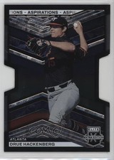 2023 Panini Elite Extra Edition Aspirations Die-Cut 63/85 Drue Hackenberg lc0
