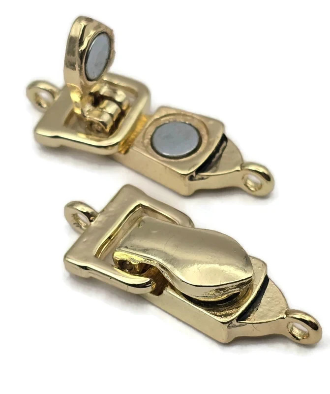 Magnetic Bracelet Clasps (Qty 4)  Metal Findings for Jewelry Making, Beading