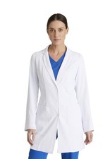 BARCO Merit Lab Coat for Women - Professional, 3-Pocket, 3-Button Closure Lon...