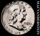 1959 Franklin Half Dollar- Choice Gem Brilliant Uncirculated+++ Luster #K575