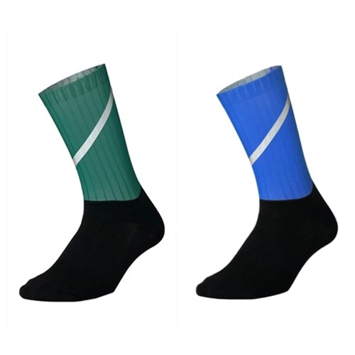 Reflective Road Cycling Socks Bicycle Bike Riding Sports Athletic Socks XC Grey - Picture 136 of 200