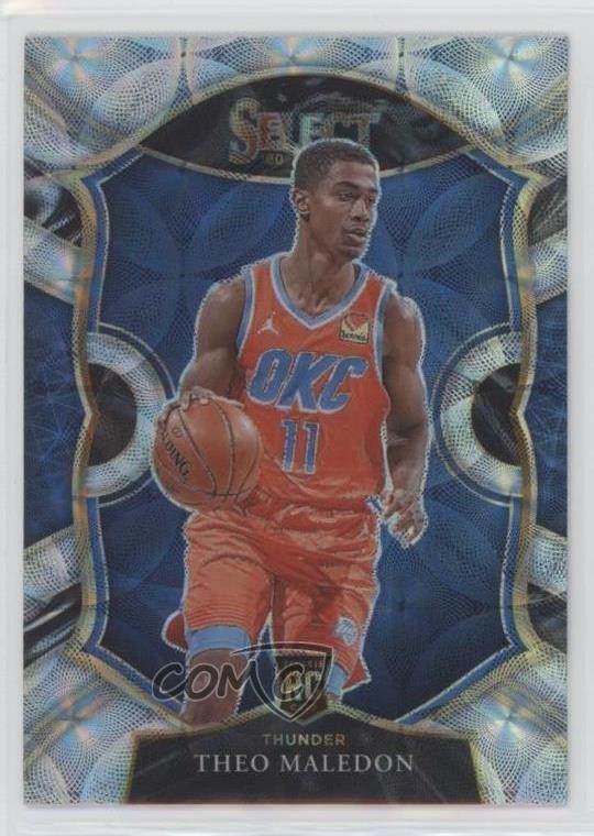 2020-21 Panini Select Concourse Scope Prizm Theo Maledon #94 0q0m