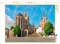 Calvendo Puzzle Erfurt Cathedral | 1000 Pieces, Finished Size 25.2 × 18.9 In (64