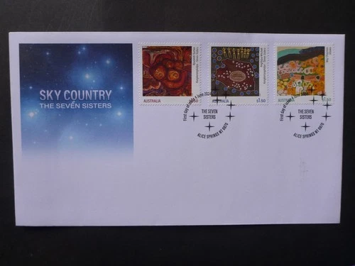 AUSTRALIA 2024 Sky Country- 7 Sisters Set 3 Stamps First Day Cover