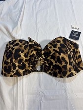 Barr III Cheetah Print Bikini Top XL