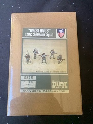 DUST TACTICS 1947 Warfare Allied USMC Mustangs Command Squad New Babylon shrink