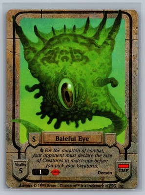Guardians CCG Baleful Eye TCG Limited Edition
