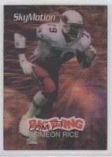 1996 Skybox SkyMotion Big Bang Simeon Rice #10 1m8