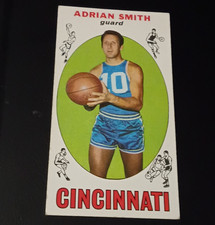 Topps 1969-70 Adrian Smith Cincinnati Royals NBA Basketball Rookie Base Card #97. rookie card picture