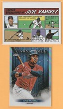Jose Ramirez 2022 Topps Heritage 1973 Topps Comic 73TC15 + 2022 Chrome Stars MLB