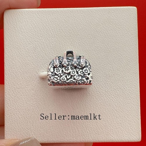 New 925 sterling silver Mary Poppins flower bag charm,Charm for bracelet