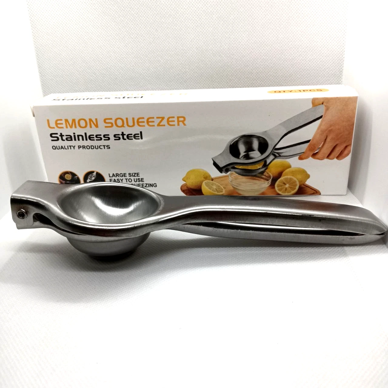 Press Lemon Lime Squeezer Juicer Orange Hand Tool Stainless Steel Kitchen Fruit