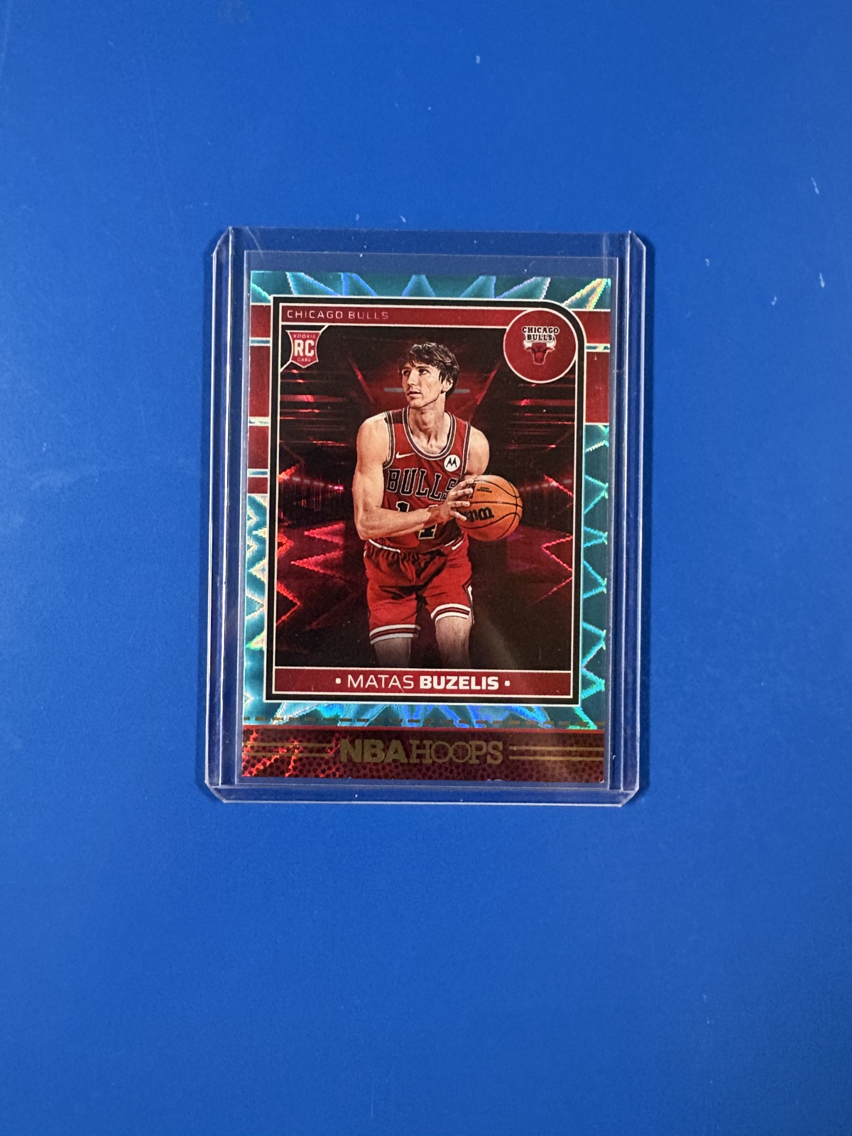 2024-25 Panini Nba Hoops - Rookies Matas Buzelis #241 Teal Explosion (RC)