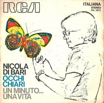 Nicola Di Bari - Augen Chiari (7'') (Very Good Plus (VG+)) - 289453131