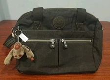 NWT Kipling Klara Crossbody Tote Bag Black Deco 
