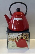 Vintage Red Le Creuset Cousances Selection Kone Stove-Top Kettle New Other RARE