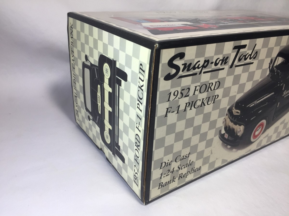 フォード　Snap-on Tools 1952 Ford F-1 Pickup Crown Premiums Snap-On Tools 1952 Ford Pickup Diecast Bank | eBay