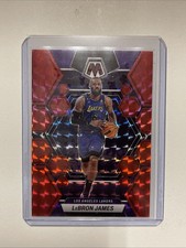2022-23 Panini Mosaic - LeBron James #98 Red Mosaic Prizm