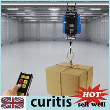 Electric Hoist 30m 500kg Wired With Remote Blue UK Plug Heavy Duty Lifting Tool
