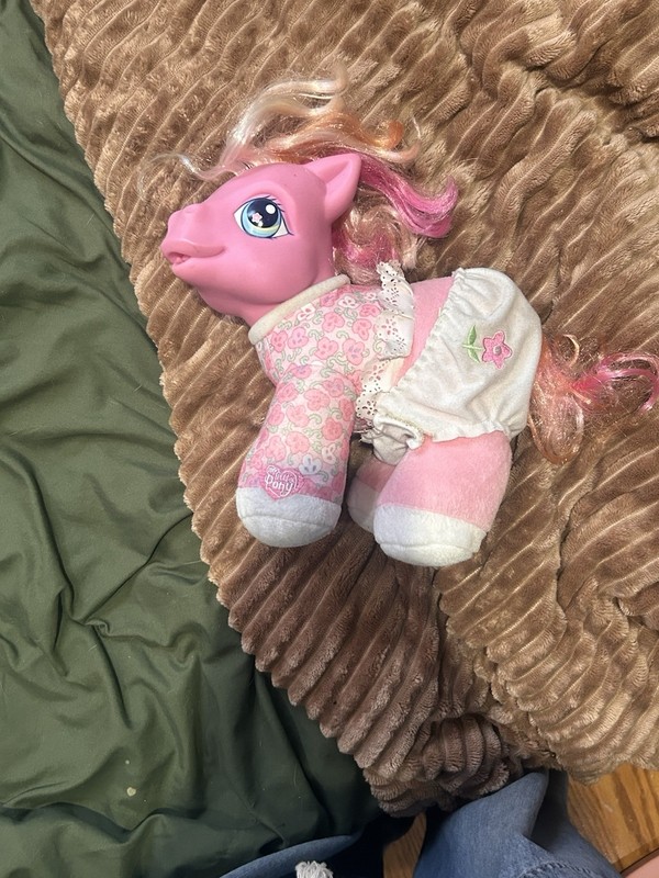 My Little Pony Pink Plush Doll w plastic head