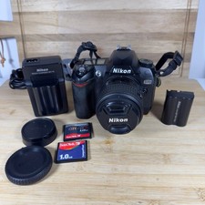Nikon D70 6.1MP DSLR Camera w/ 18-55 mm f1.8 Nikkor AF DX Lens | All working.