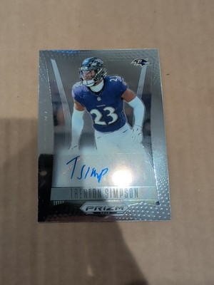 Trenton Simpson 2024 Prizm Deca Auto! Ravens !!