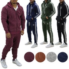 Mens Full Tracksuits Set Gym Hoodie Joggers Casual Winter Sweatshirt Top Bottoms