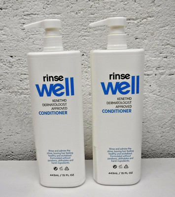 KenetMD Rinse Well Conditioner QTY: 2 Pump Bottles 15 oz each Gilchrist & Soames