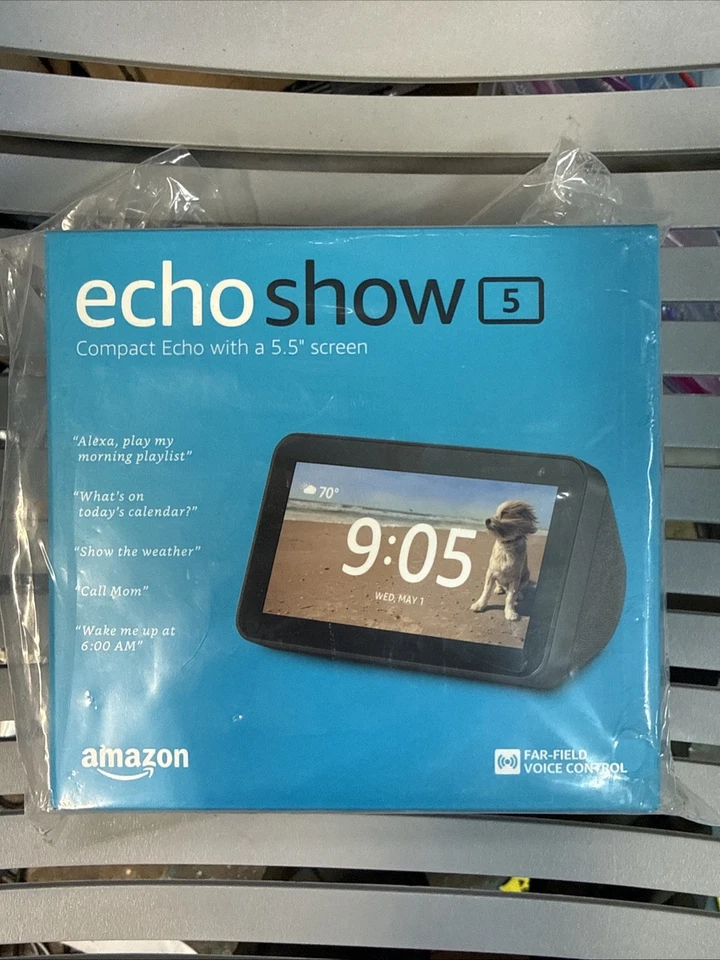 NEU Amazon Echo Show 5 Smart Home Display mit Alexa - Anthrazit 